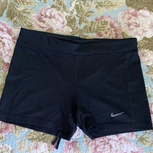 Nike dry fit spandex shorts